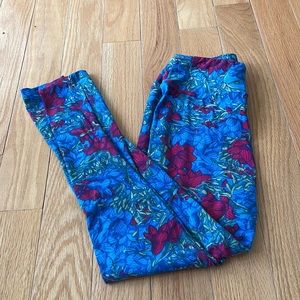 LulaRoe OS women legging with print